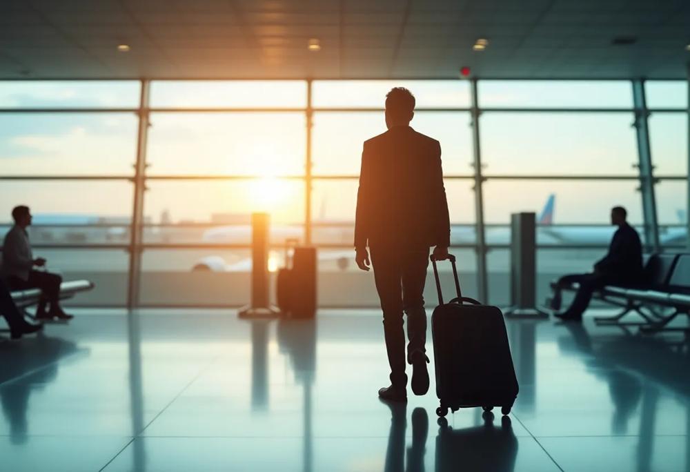 airport traveler