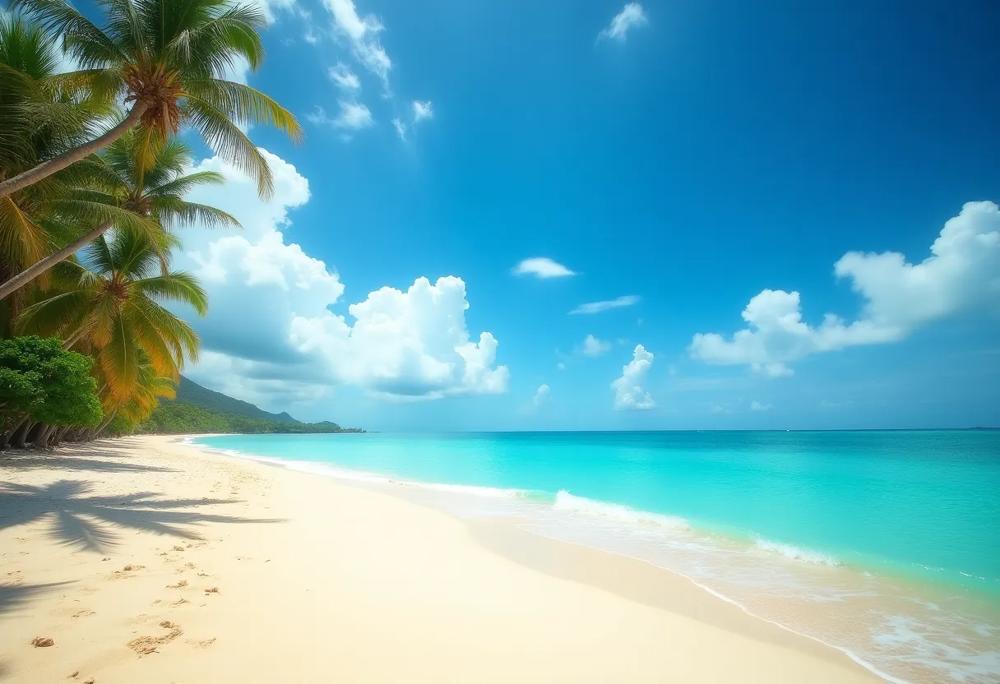 beach scene